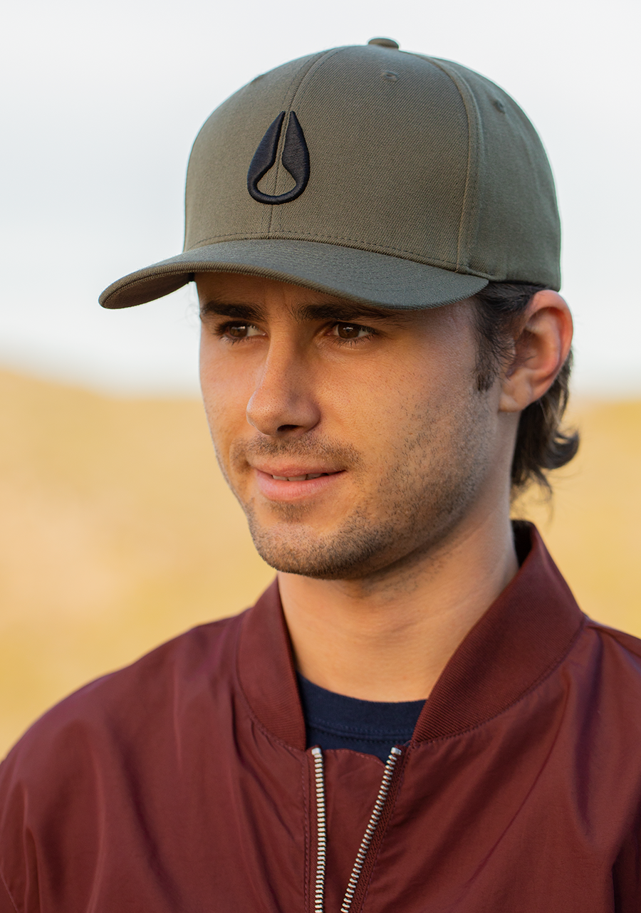 
Deep Down FF Athletic Fit Hat - Dark Olive View 8