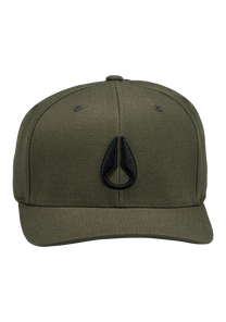 
Deep Down FF Athletic Fit Hat - Dark Olive View 3