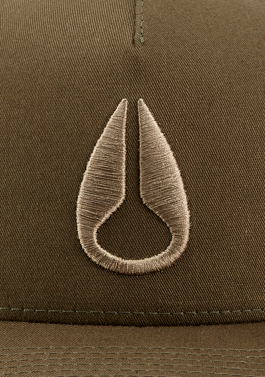 
Iconed Trucker Hat - Dark Olive View 5