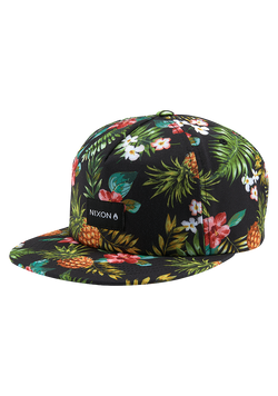 Tropics Snapback Hat - Black / Multi