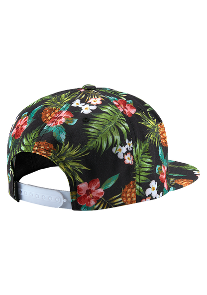 Tropics Snapback Hat - Black / Multi