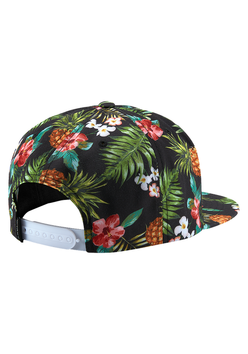 Tropics Snapback Hat - Black / Multi