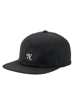 Yorker Snapback Hat - Black