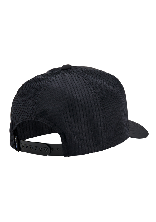 Frothy Snapback Hat - Black / White