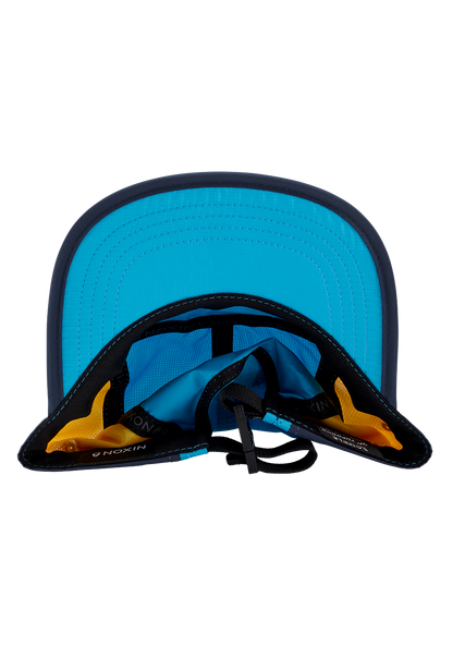 Night Runner Strapback Hat - Aqua / Yellow