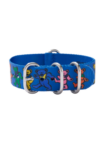 
Free GWP Grateful Dead 20mm Recycled NATO Band - Blue / Dancing Bears View 2