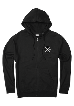 Spot Full Zip Hoodie - Black