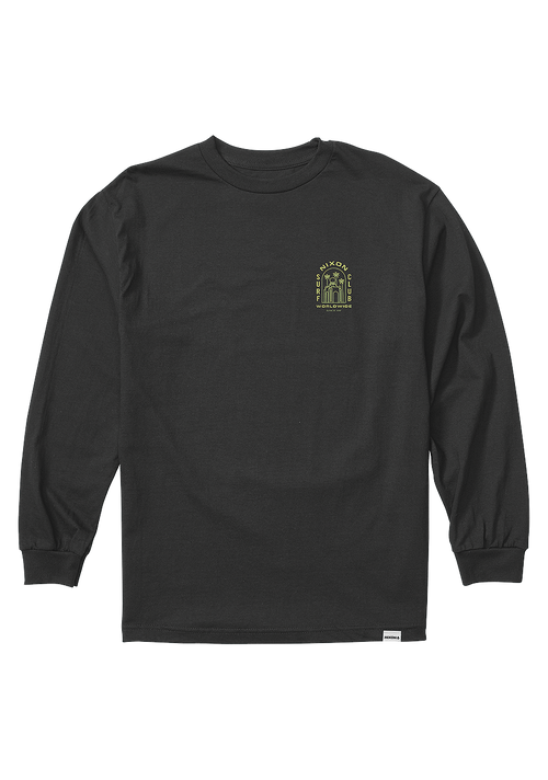 Temple Long Sleeve T-Shirt - Black