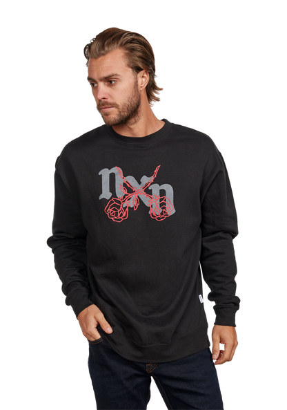 Rosas Crew - Black / Red